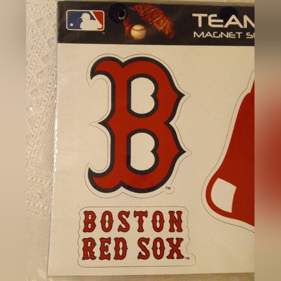 🆕 Boston Red Sox Magnet Sets Official MLB Set, New - Picture 4 of 7